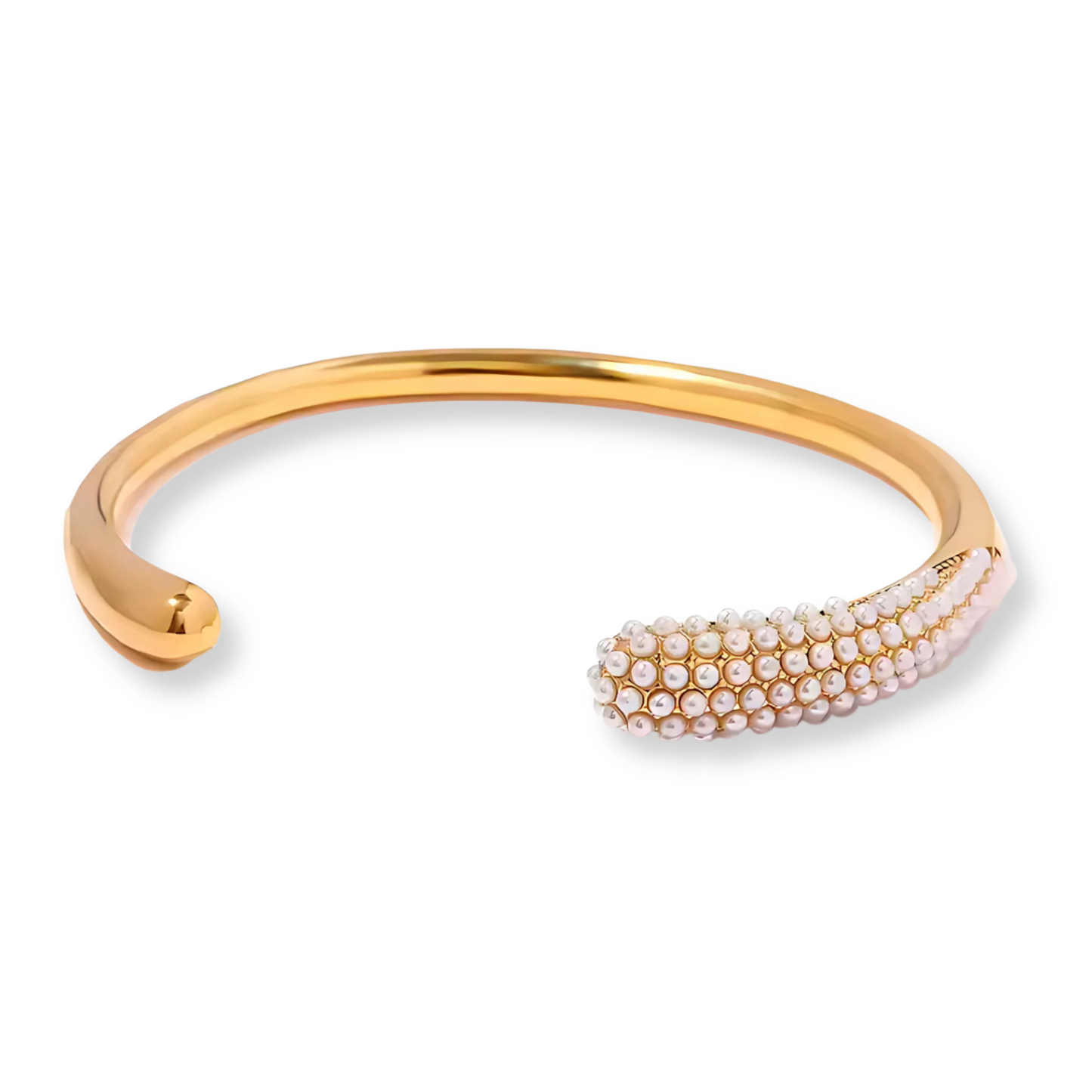 Coral Pearl Bracelet